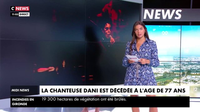 La chanteuse et comédienne Dani est décédée à l'âge de 77 ans - Son manager annonce qu'elle est morte des suites d'un malaise dans la région de Tours où elle résidait