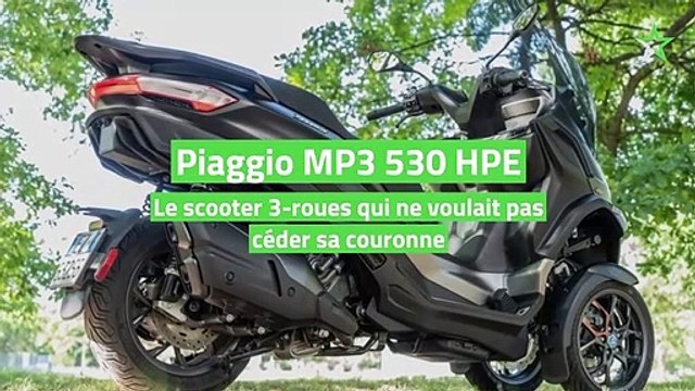 Test Piaggio MP3 530 HPE : le scooter 3-roues qui ne voulait pas céder sa couronne