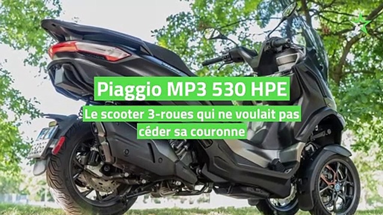 Test Piaggio MP3 530 HPE : le scooter 3-roues qui ne voulait pas céder sa couronne