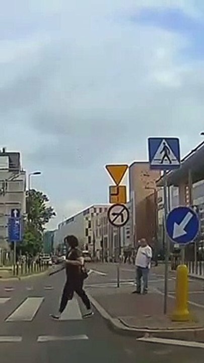 Un automobiliste tombe sur un passant vraiment relou