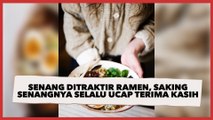 Cewek Ditraktir Ramen Saking Senangnya Ucap Terima Kasih Berkali-kali Sampai Tukang Parkir: Kayak Dapat Uang Kaget