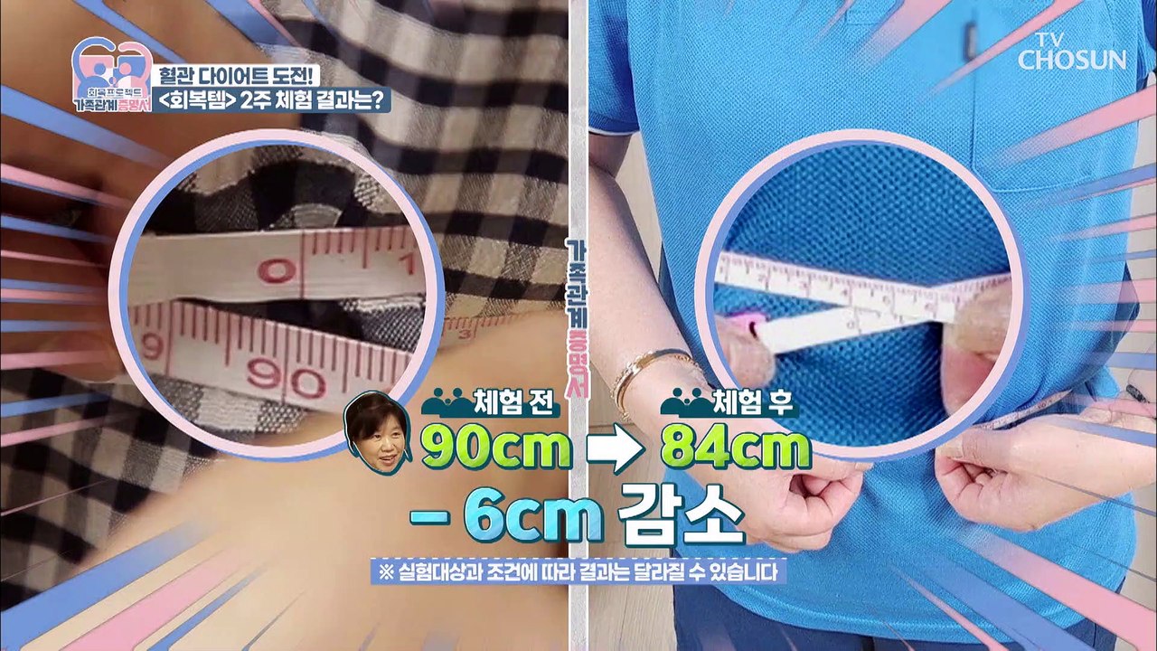 가족 회복템 섭취 후 부부에게 찾아온 건강 변화 TV CHOSUN 220719 방송
