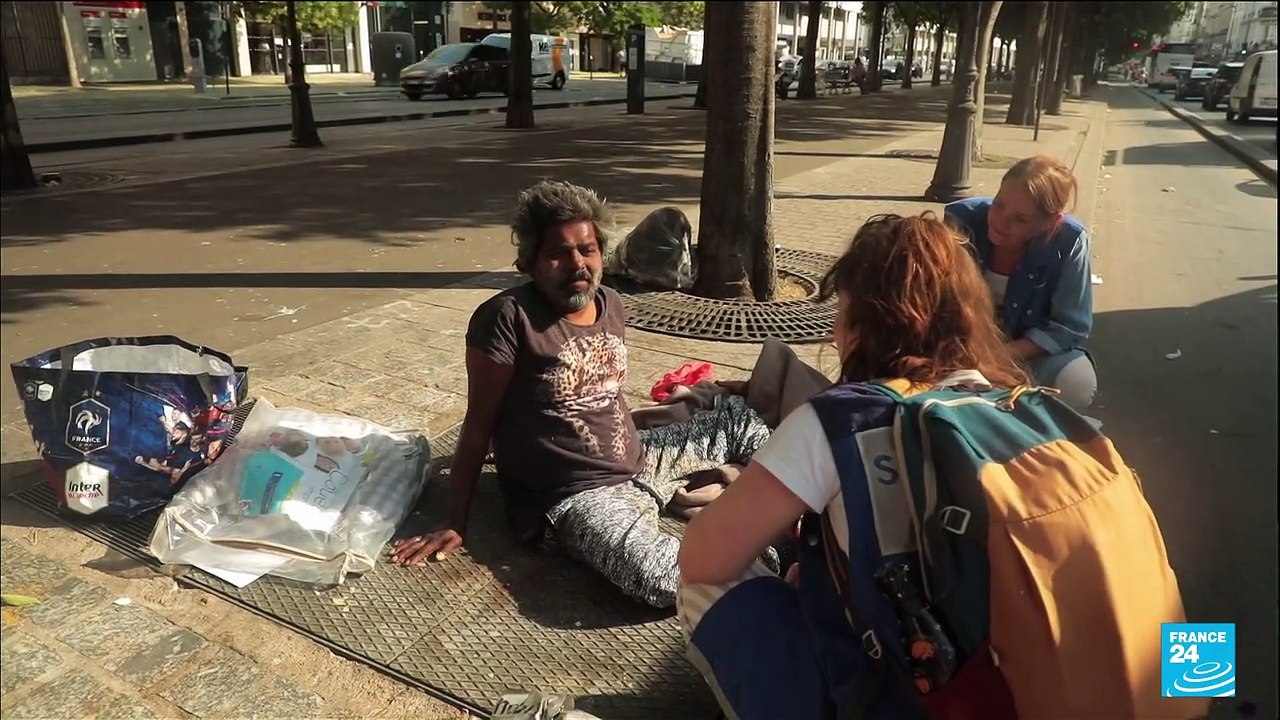 France : le Samu social au secours des sans-abris dans la capitale