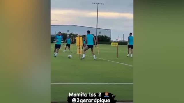 El Kun se mofa de Piqué y Alba por cómo hicieron este ejercicio