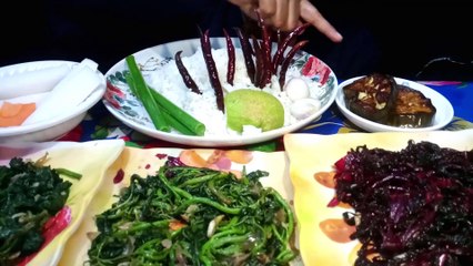 EATING BIG Bites RICE , VEGETABLES & SALAD || UmHungriii ||