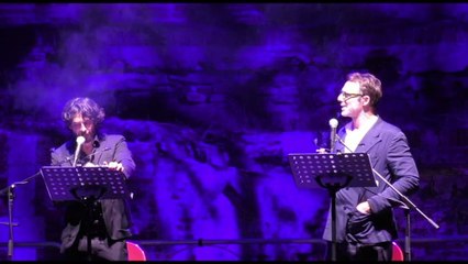 Alessandro Preziosi e Marco Bocci in "Mascagni vs Verga"