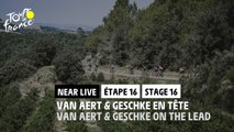 Van Aert & Geschke en tête / Van Aert & Geschke on the lead - Étape 16 / Stage 16 - #TDF2022
