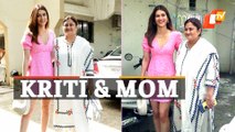 WATCH Kriti Sanon Help Mom Amid Photographers