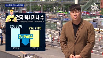 심야 할증·타다 부활 검토…택시난 해소될까