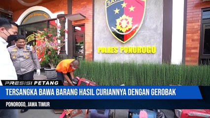 Polres Ponorogo Ungkap Kasus Pencurian Dengan Pemberatan