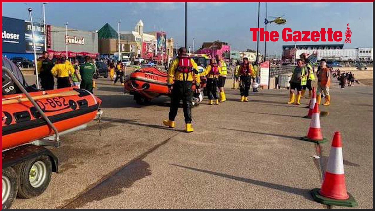 Blackpool Gazette news update 19 July 2022 Blackpool sea rescue near
