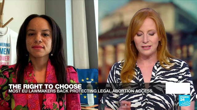 The right to choose: EU lawmakers vote to protect abortion right after Roe v Wade overturned in US