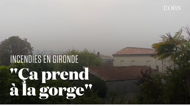 Les fumées des incendies en Gironde se propagent à des centaines de kilomètres, Bordeaux très touché