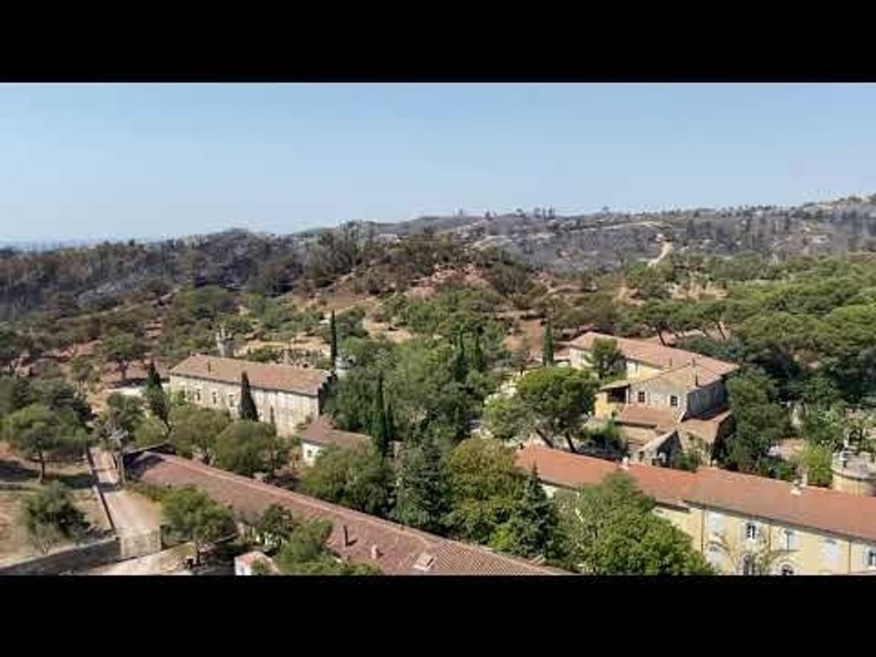Feu dans la Montagnette : le feu fixé, près de 1 600 hectares brûlés, l'abbaye de Frigolet sauvée