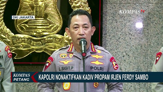 Kasus Polisi Tembak Polisi Naik ke Penyidikan Pasca Irjen Ferdy Sambo Dinonaktifkan!