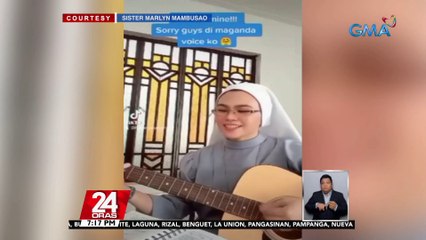 Isang madre, good vibes at inspirasyon ang hatid sa kanyang Tiktok entries; gustong ma-enganyo ang mga kabataan na subukan ang pagmamadre | 24 Oras