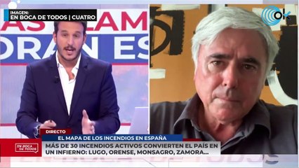 El experto Castañares desmiente a Sánchez por los incendios: "¡No es el cambio climático, es la mala gestión!"