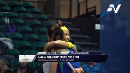 Figura Komanwel : Nicol David kongsi gemilang raih emas di Komanwel