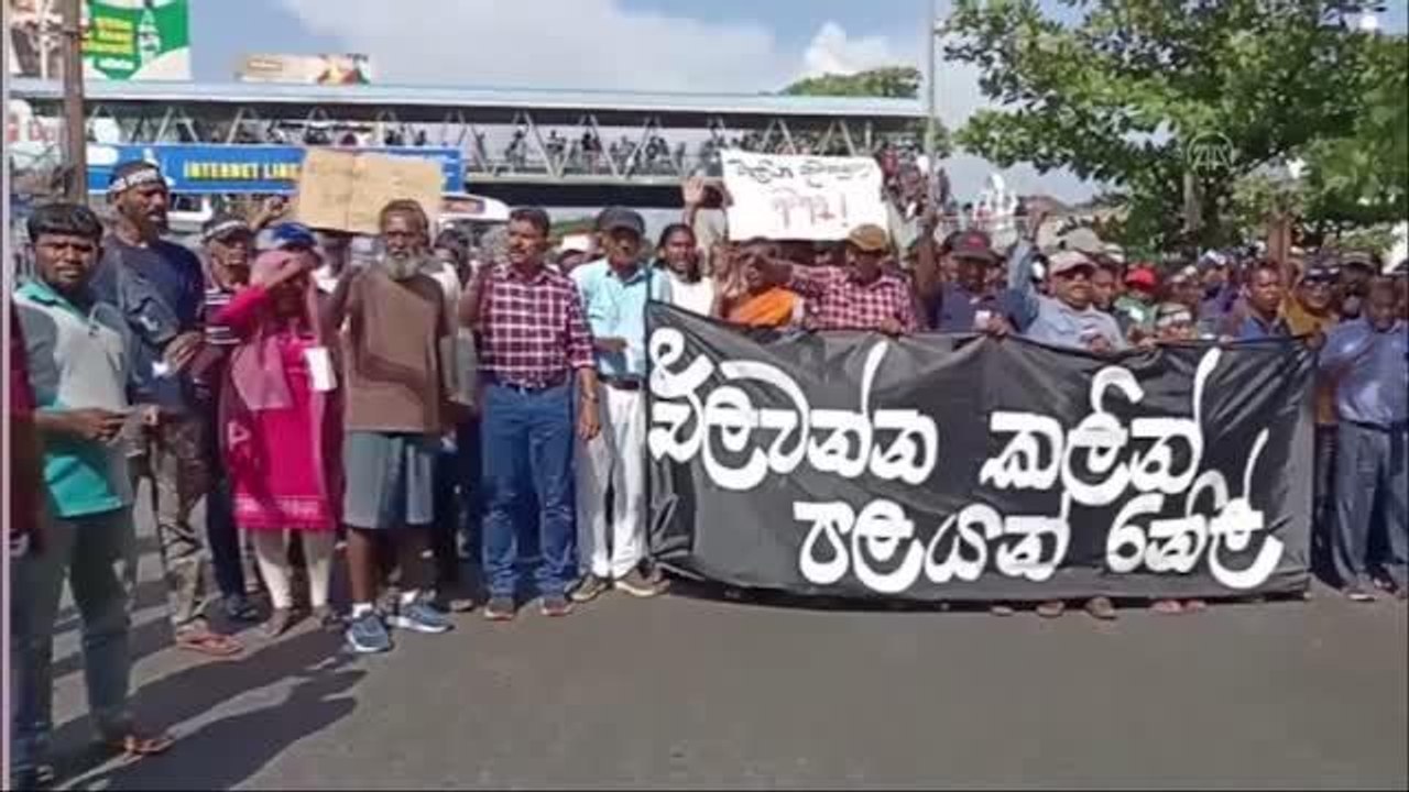 Sri Lanka'da yeni devlet başkanı seçimi öncesi gösteriler
