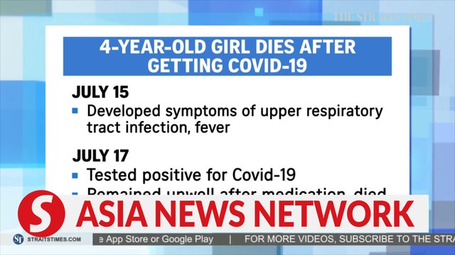 The Straits Times | Another Singapore child dies due to Covid-19
