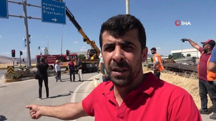 Feci olay! Önce yüksek gerilim hattına kapıldı sonra alevlerin arasında kaldı