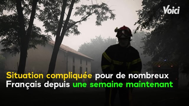 VOICI : Aude (L'amour est dans le pré) : l'agricultrice dévoile des vidéos de son domicile, proche des incendies