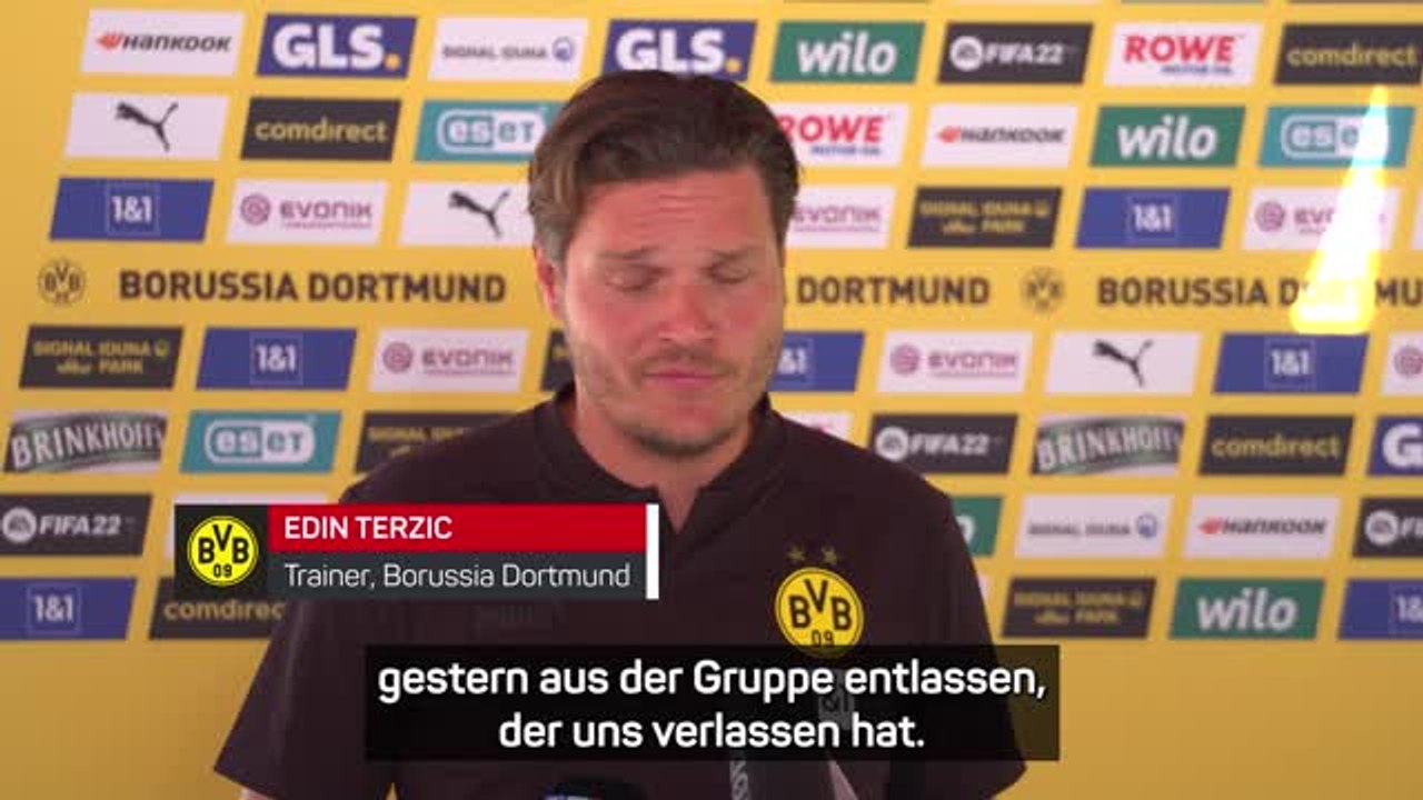 Terzic: So reagiert der BVB auf den Haller-Ausfall