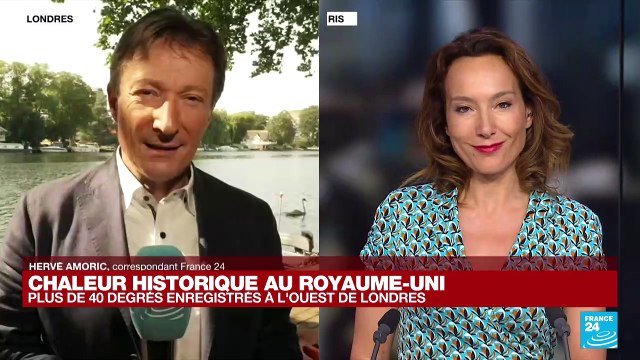 Royaume-Uni : chaleur record, plus de 40°C enregistrés à l'ouest de Londres