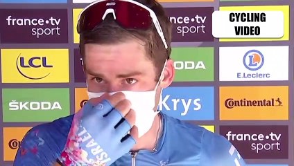 Emotional Hugo Houle After Winning Stage For His Brother | Tour de France 2022