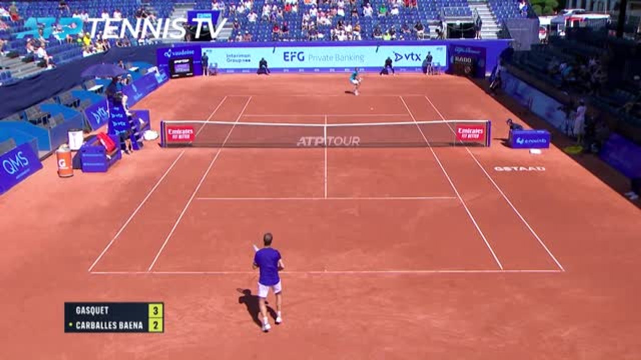 Highlights: Gasquet nach Kampf im Achtelfinale