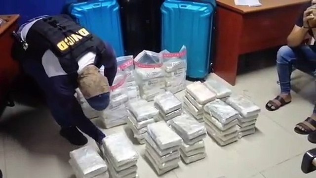 Arrestan a tres hombres en La Altagracia con 81 paquetes de cocaína y dos armas de fuego