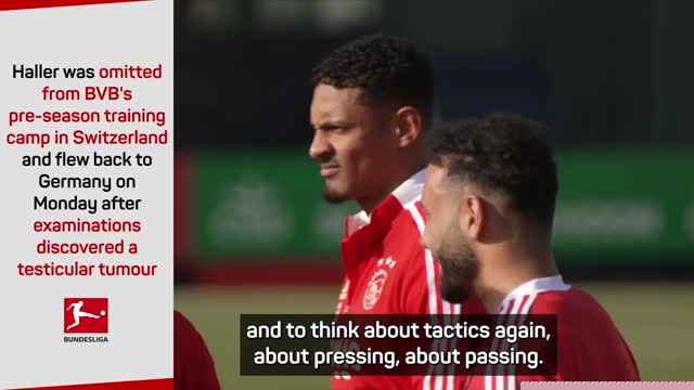 Haller situation 'brutally difficult' for Dortmund - Terzic