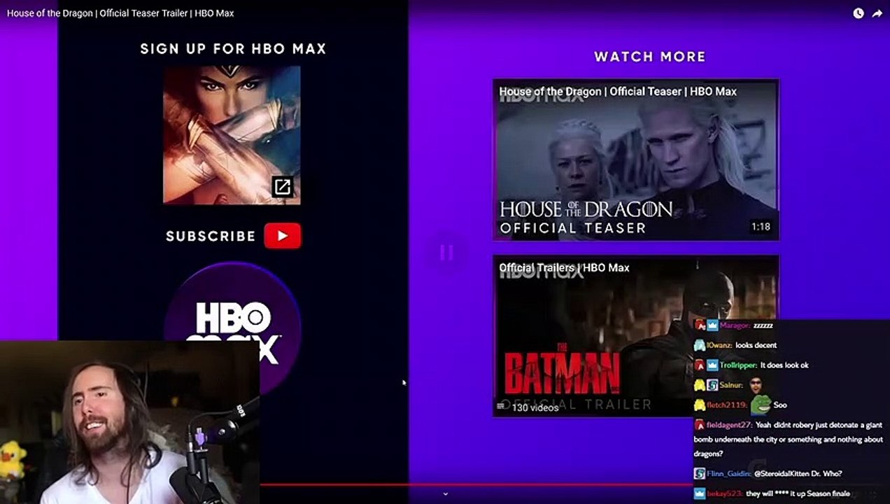 Asmongold Reacts to House of the Dragon _ Official Teaser Trailer _ HBO Max