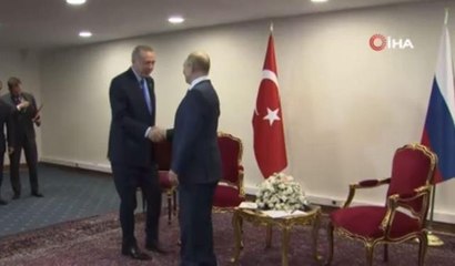 Cumhurbaşkanı Erdoğan, Rusya Devlet Başkanı Putin ile görüştü