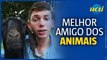 Jovem viraliza na web mostrando sua vasta criação de animais