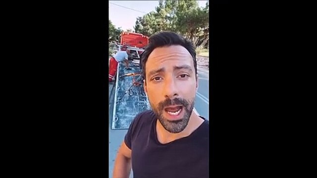 Σάκης Τανιμανίδης: Τροχαίο ατύχημα με τη μηχανή του - Κάποιος τον «χτύπησε» από πίσω