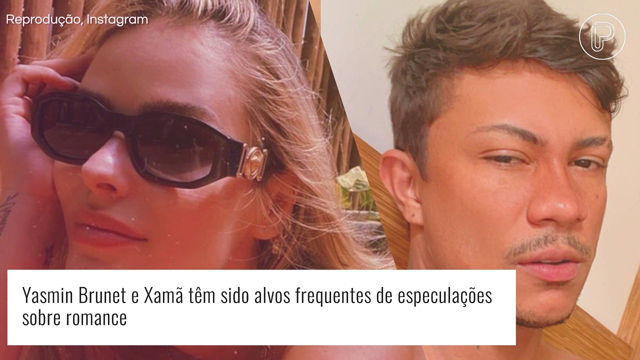 Yasmin Brunet e Xamã: interação da modelo com r...