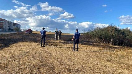 Son dakika haber: Askerler anız yangını için seferber oldu