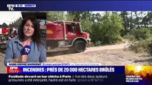 Incendies en Gironde: désormais 7000 hectares brûlés à La Teste-de-Buch