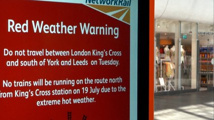 Historic heat wave disrupts travel in the UK