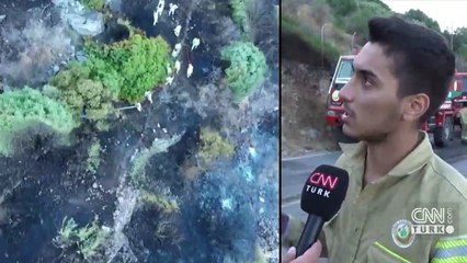 Çeşme yangını kontrol altında