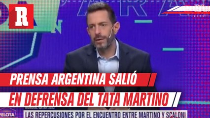 Prensa argentina salió en defensa del DT y culpó a afición mexicana