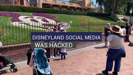 Disneyland Social Media Hacked
