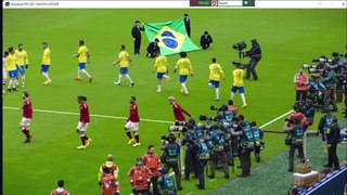 Brazil vs Denmark football highlights 2022