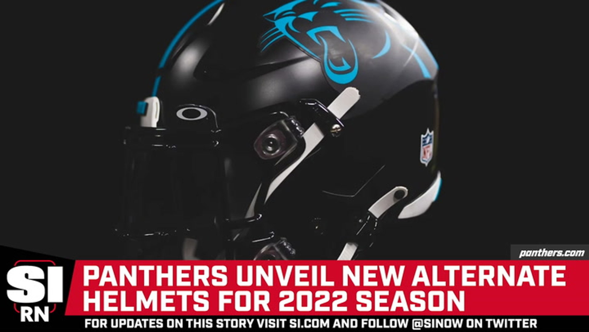 Panthers Unveil New Black Alternate Helmets for 2022 Season - video  Dailymotion