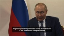 Putin: non tutte risolte le questioni sul grano ucraino