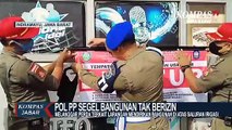 Pol PP Segel Bangunan Liar Diatas Irigasi