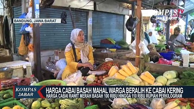 Cabai Basah Mahal Warga Beralih Ke Cabai Kering