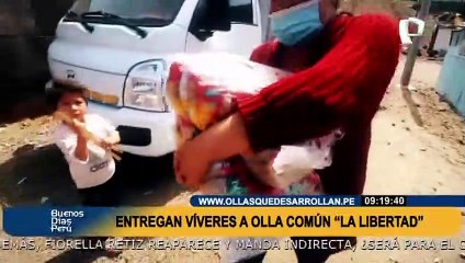 Download Video: Contra el hambre: entregan víveres en olla común en 