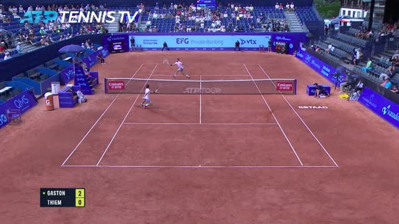 Highlights: Thiem dreht Partie gegen Gaston